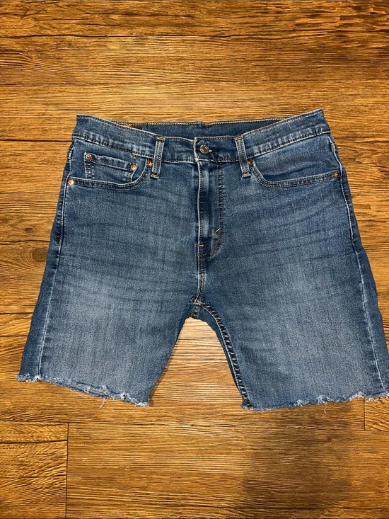 Levi's Pants - Levi's Medium Blue Denim Cutoff Shorts